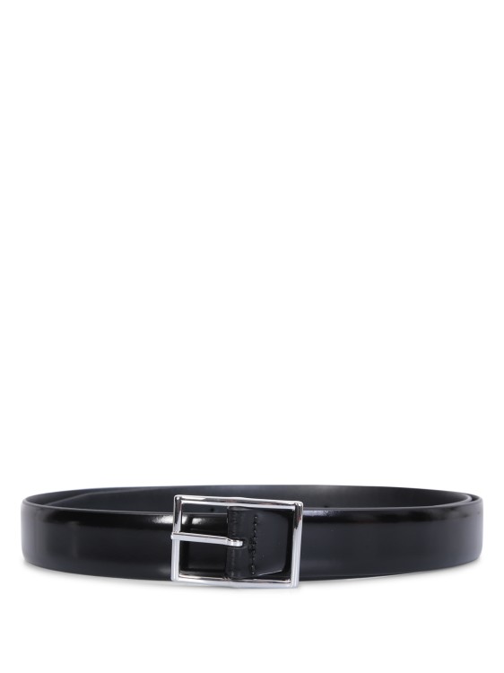 Dell'oglio Leather Black Belt