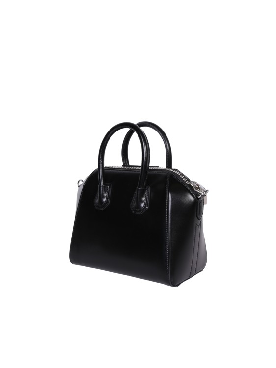 Shop Givenchy Timeless Antigona Mini Leather Bag In Black