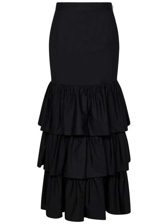 Shop Moschino Long Black Skirt