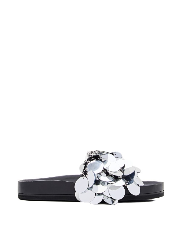 Shop Rabanne Sparkle Sandal In Black