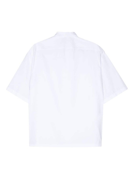 Shop Lardini Short Sleeve Shirt In White