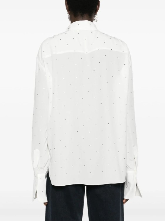 Shop Zadig & Voltaire Tyrone Silk Shirt In White