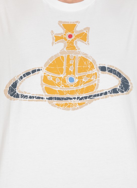 Shop Vivienne Westwood Time Machine Classic T-shirt In White