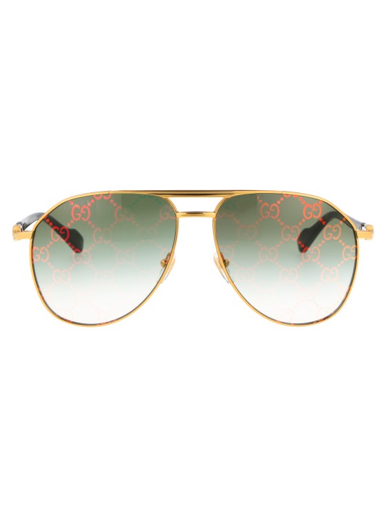 Shop Gucci Gg1220s In Gold
