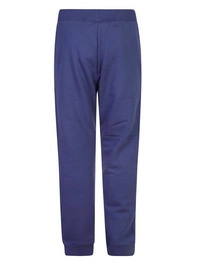 Just Cavalli Premium Comfort Sweatpants With Adjustable Drawstring And Sleek Fit In Blue