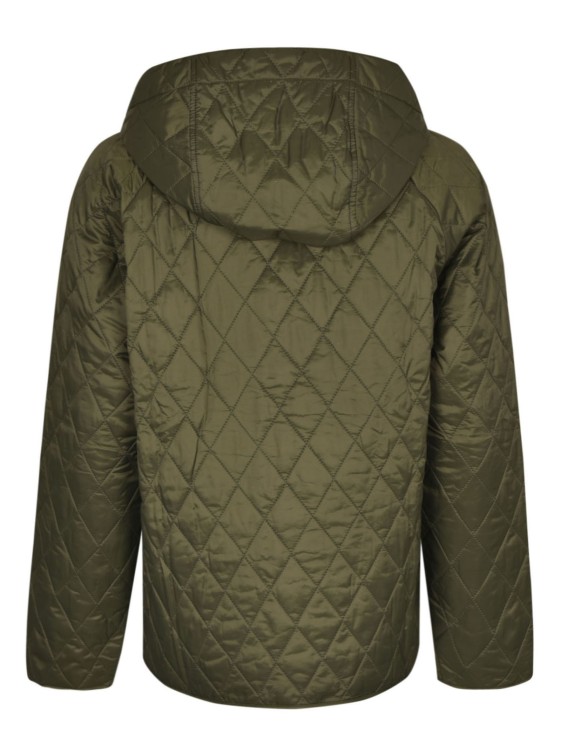 Shop Barbour Olive Green Cotton Quilted Jacket