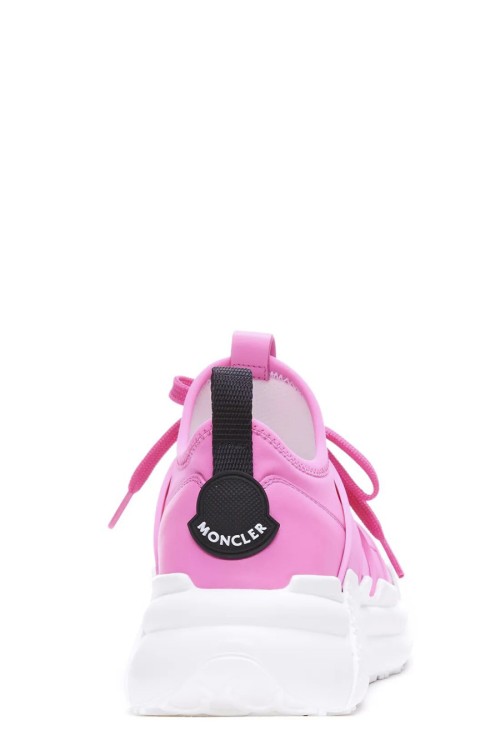 Shop Moncler Fuchsia Low Sneakers In Pink