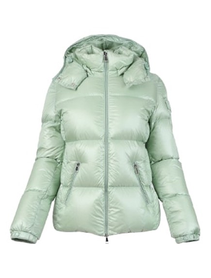 Moncler Logo-patch Padded Down Jacket In White