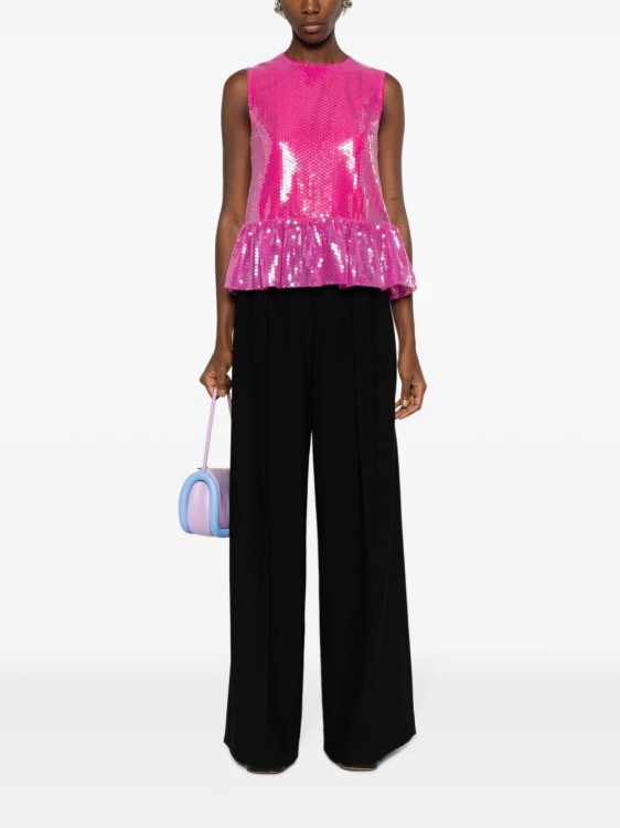 Shop Nina Ricci Pink Sequin Top