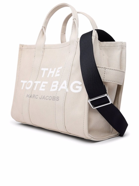 Marc Jacobs (the) Small Traveler Tote Aus Beigefarbener Baumwolle In Neutrals