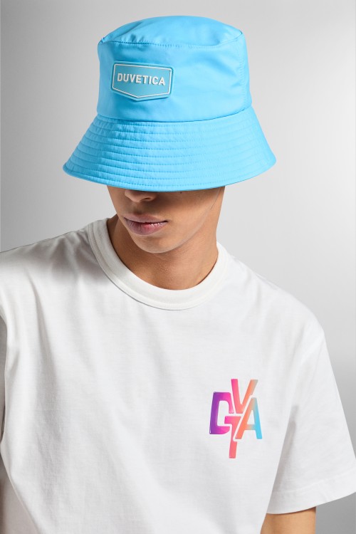 Shop Duvetica Salso Bucket Hat In Blue