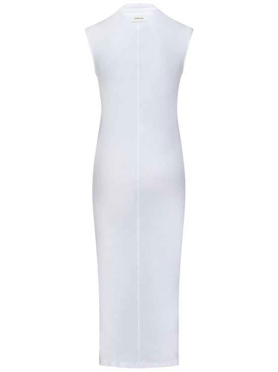 Shop Armarium White Sleeveless Midi Dress