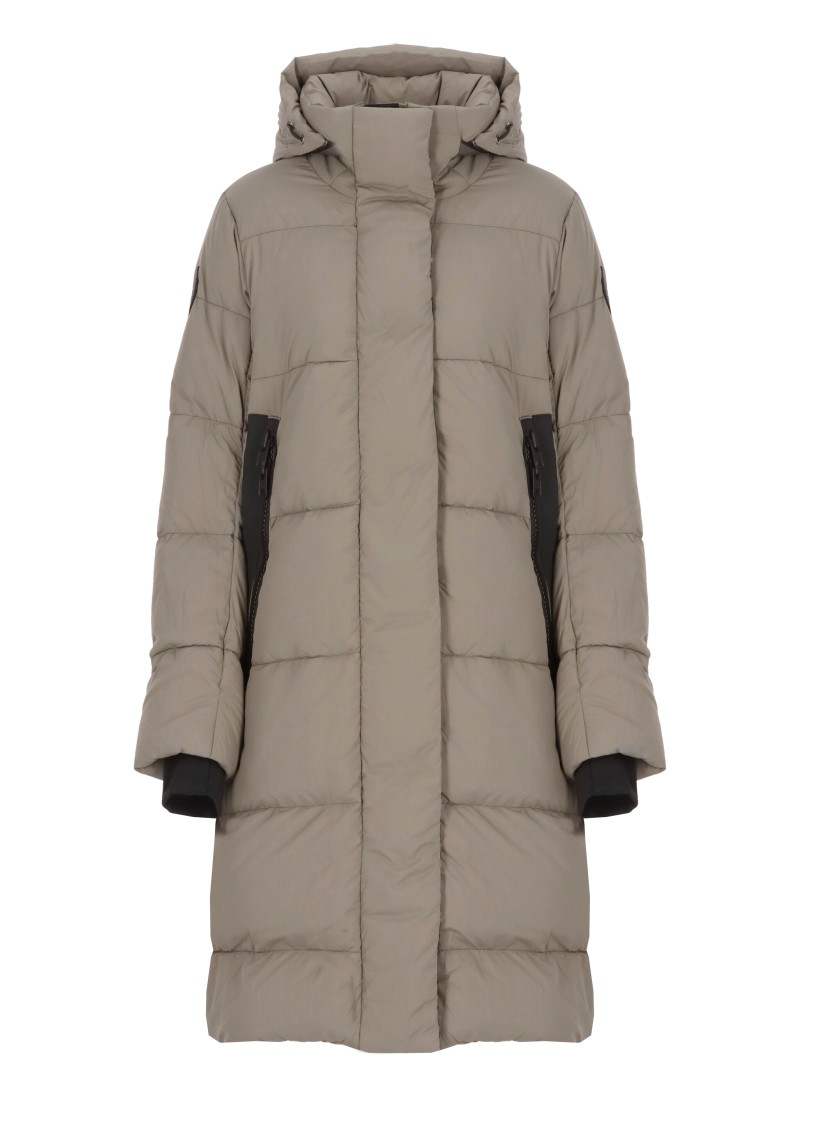 Shop Canada Goose Byward Padded And Quilted Coat In Green