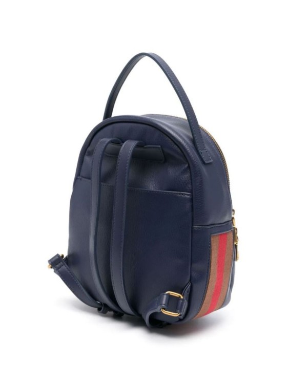 Shop Liu •jo Blue Eco-leather Backpack