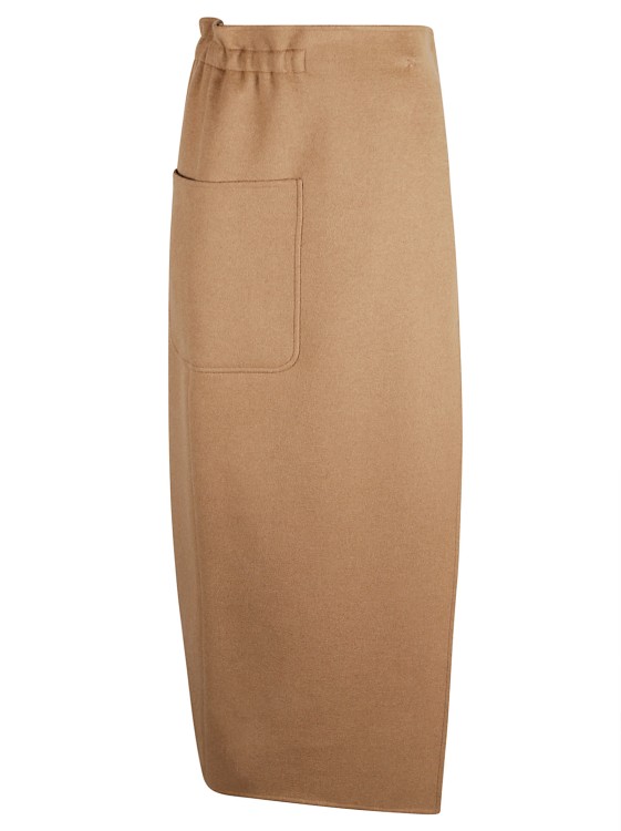 Max Mara Straight Skirt In Brown