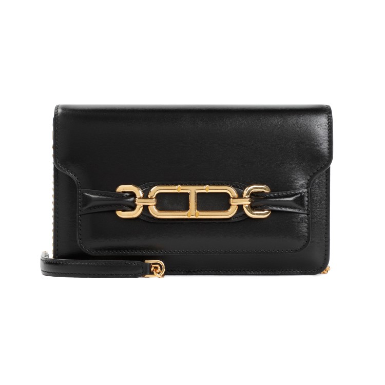 Shop Tom Ford Black Calf Leather Handbag