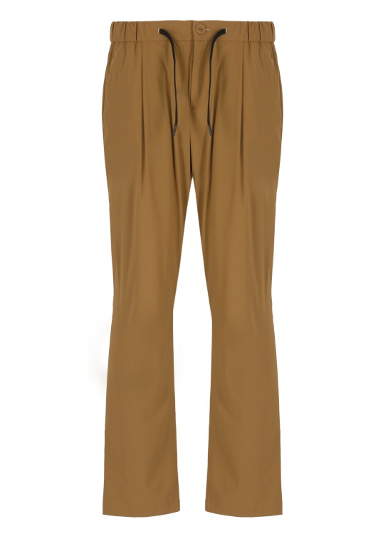Shop Herno Laminar Trousers In Brown