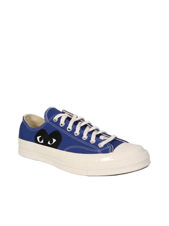 Shop Comme Des Garçons Blue Sneakers