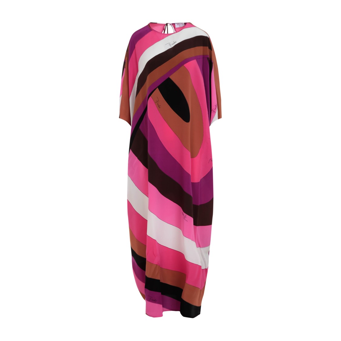 Pucci Iride-print Silk Kaftan In Multicolor