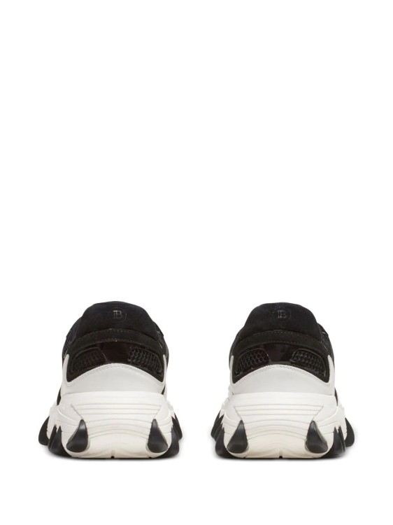 Shop Balmain B-east Sneakers White/black