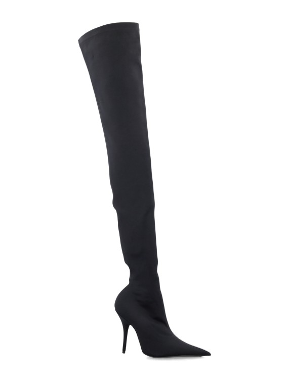 Shop Balenciaga Knife Over-the-knee Boots In Black