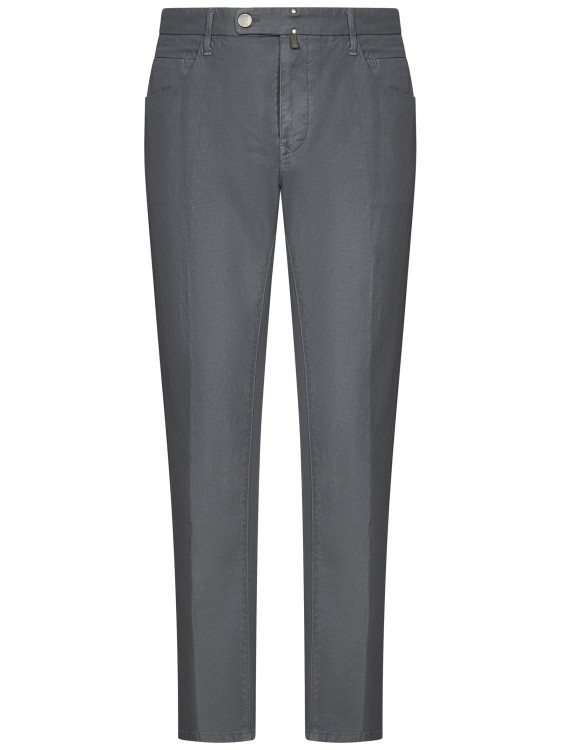Incotex Slim-fit Tailored Trousers In Grey
