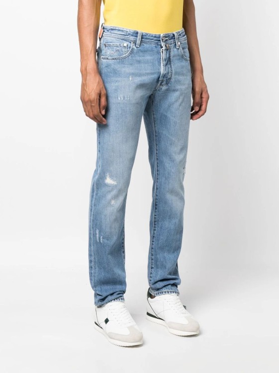 Shop Jacob Cohen Bard Limited Edition Blue Denim Pants