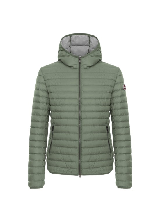 Shop Colmar Originals Padded With Light Natural Down Jacket In Green