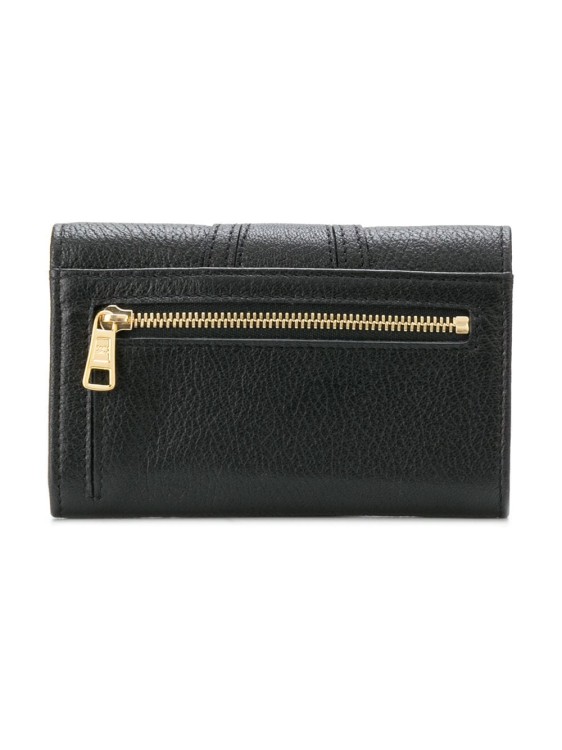 Shop See By Chloé Hana Leather Wallet In Black