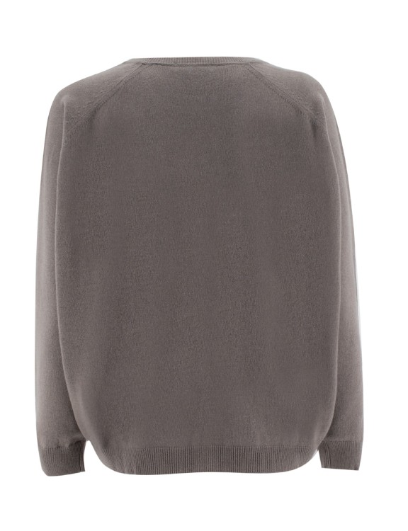 Shop Le Tricot Perugia Middle Grey Knit Sweater