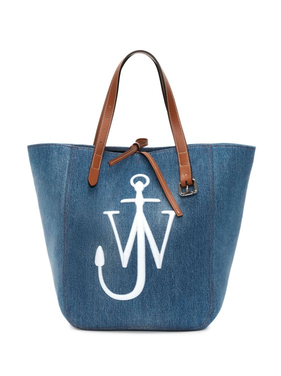 Shop Jw Anderson Blue Denim Bag