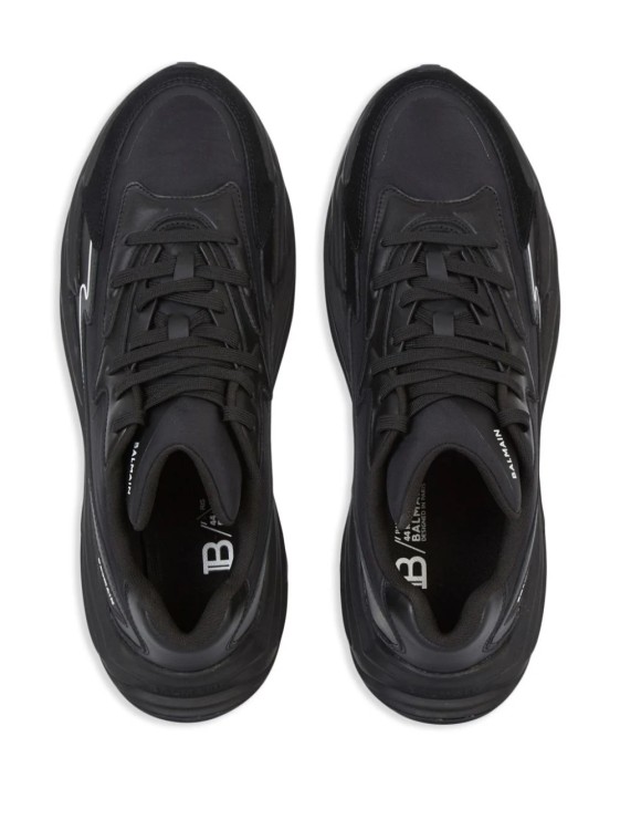 Shop Balmain B-dr4gon Sneakers Black