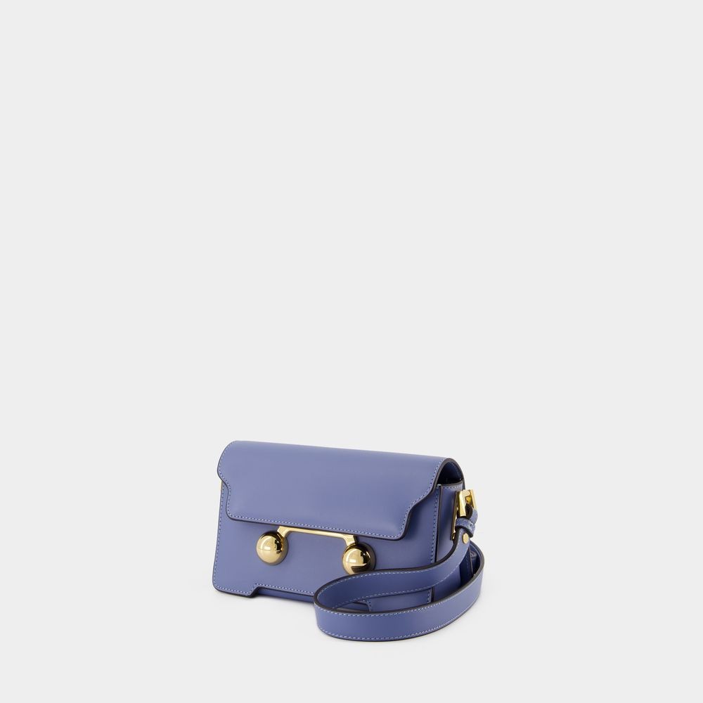 Marni Mini Shoulder Bag In Blue