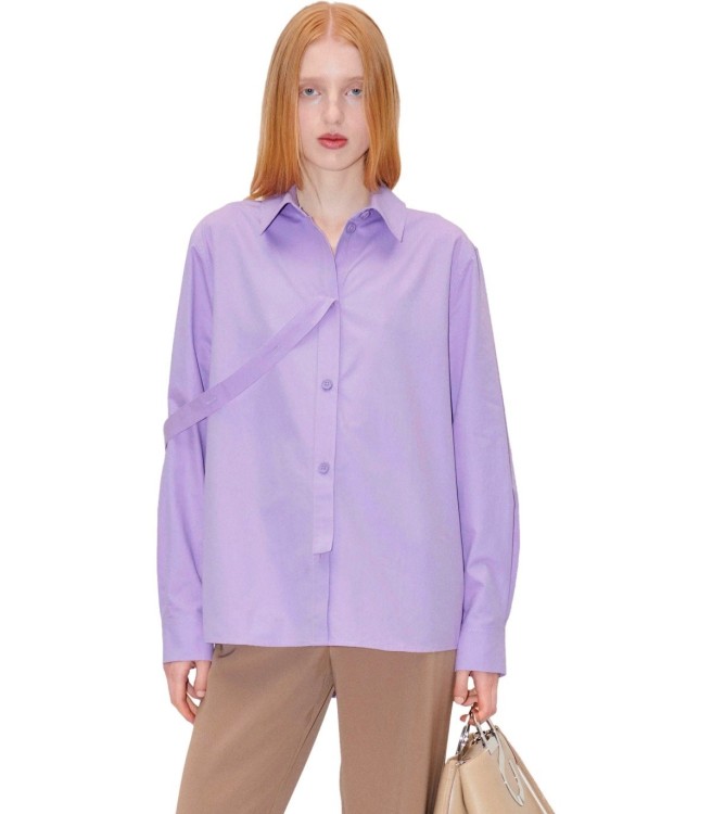 Shop Stine Goya Martina Lilac Shirt In Purple