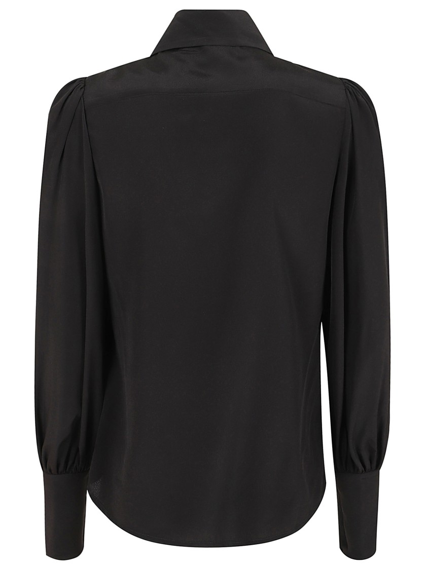 Zimmermann Blouson Shirt In Black In Black