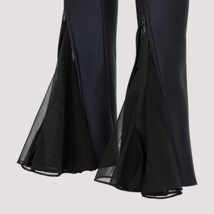 Shop Mugler Black Flared Leggings