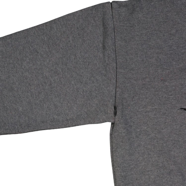 Shop Dior Logo Hooded Sweatshirt In Grey