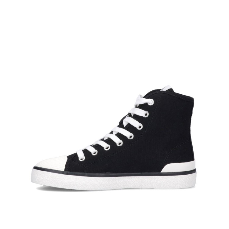 Shop Isabel Marant Black Canvas Sneakers