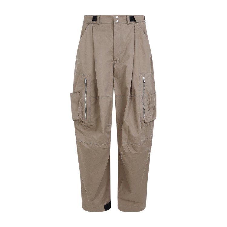 Mordecai Cargo Mud Cotton Pants In Brown