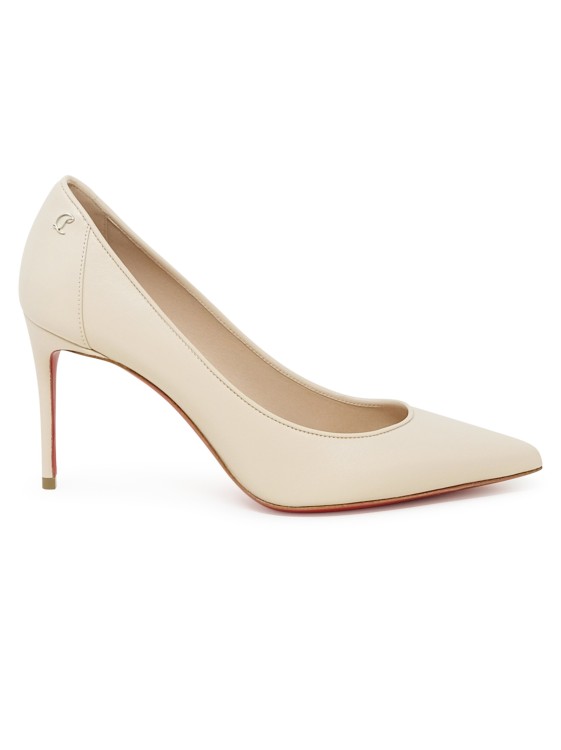 Shop Christian Louboutin Sporty Kate Leche Nappa/lining Pumps In Neutrals