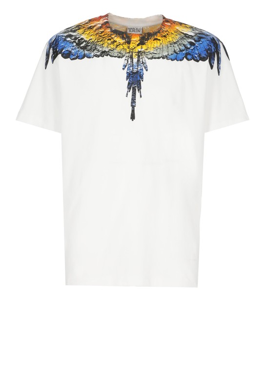 Shop Marcelo Burlon County Of Milan Lunar Wings T-shirt In White