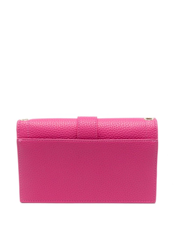 Shop Versace Jeans Couture Pink Wallet With Chain Strap