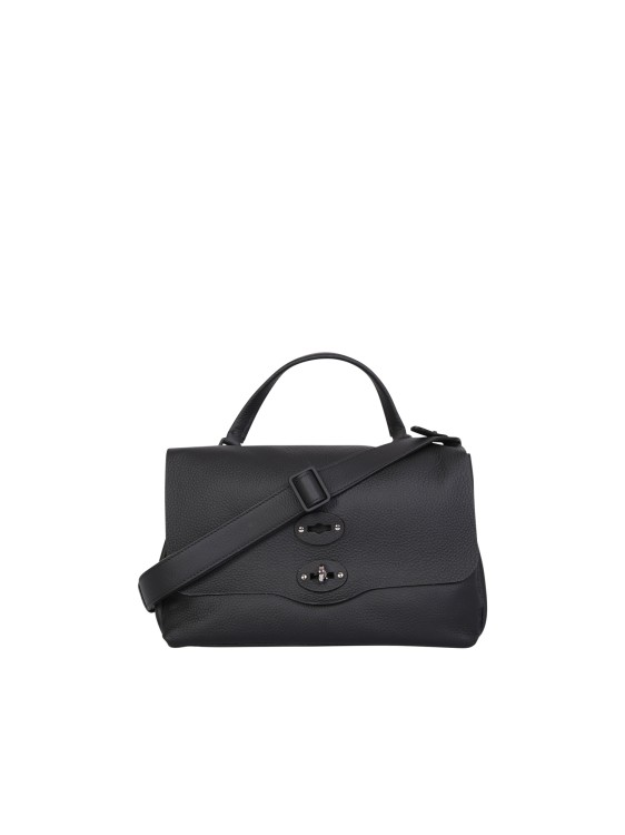 Zanellato Postina Pura 2.1 Bag In Leather In Black