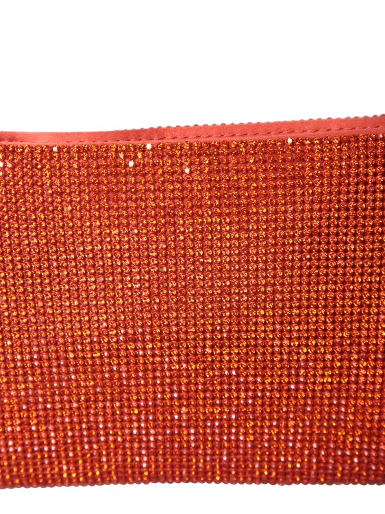 Shop Benedetta Bruzziches Aluminum Mesh Bag In Red