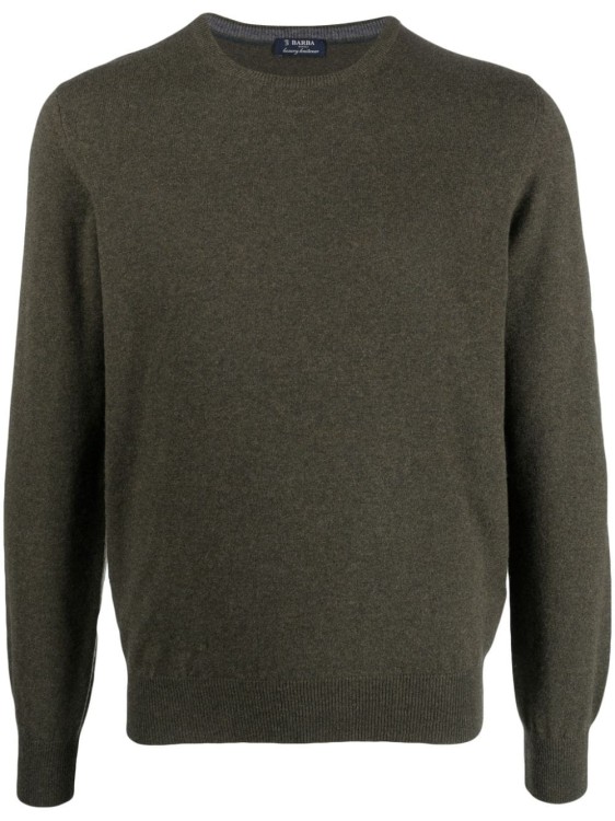 Shop Barba Green Ribbed Sweater