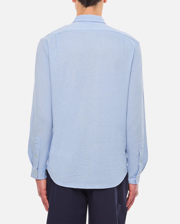 Shop Polo Ralph Lauren Sport Cotton Shirt In Blue