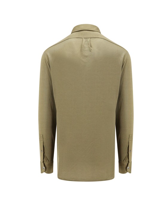 Shop Tom Ford Knitted Silk Shirt In Neutrals