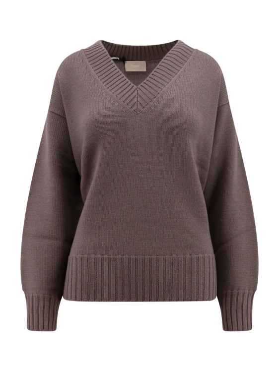 Shop Drumohr Extrafine Merino Wool Sweater In Grey