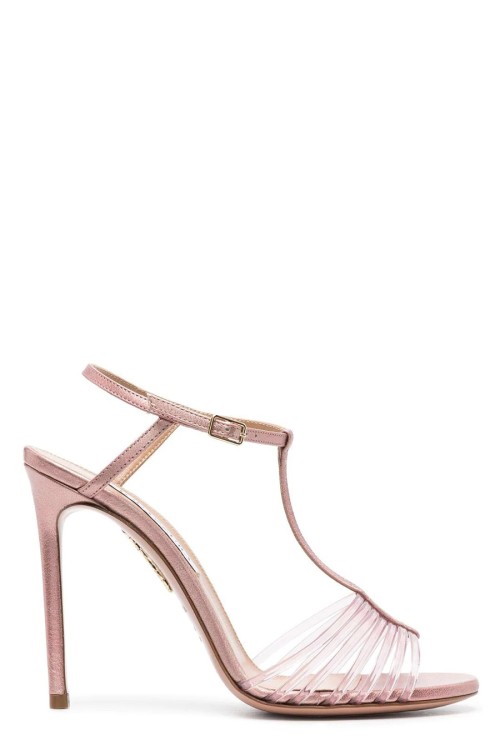 Aquazzura Pink Sandals With Ankle Strap