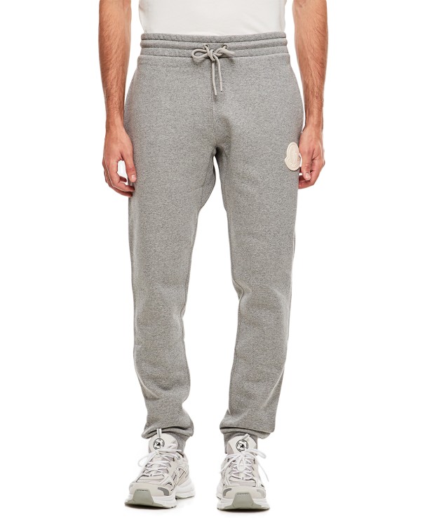 Shop Moncler Sweat Bottoms In Grey